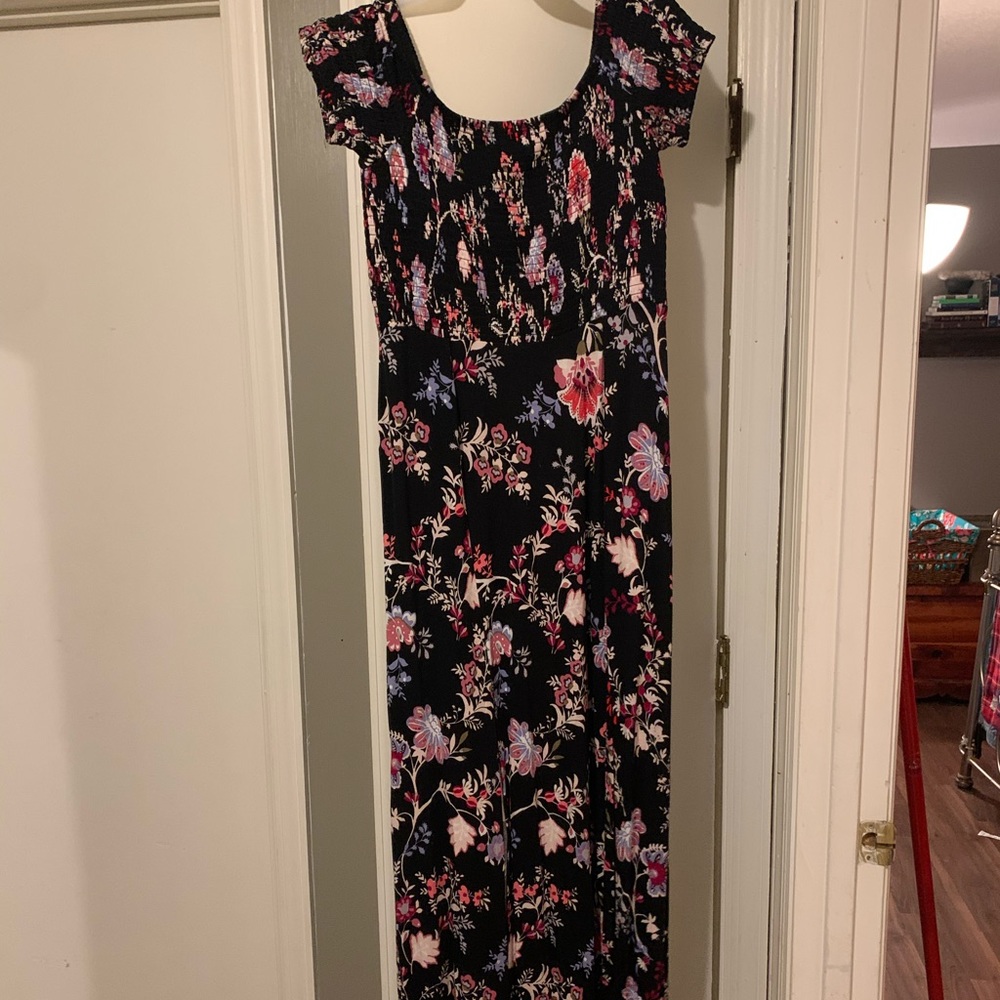 Floor length floral dress from express